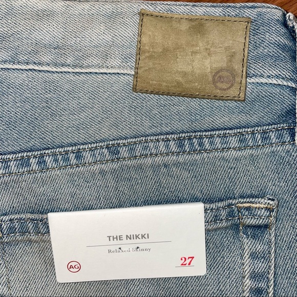 AG Adriano Goldschmied Nikki Relaxed Skinny Boyfriend Jeans Size 27 NWT - Picture 9 of 16